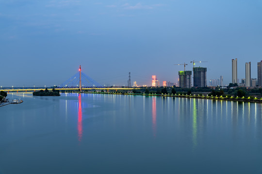 咸阳湖风光