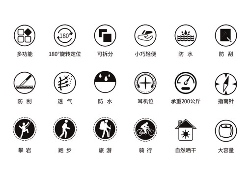 淘寶用小圖標(biāo)防水防刮透氣舒適