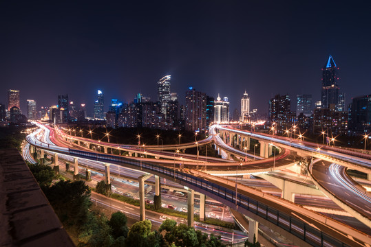 立交桥夜景