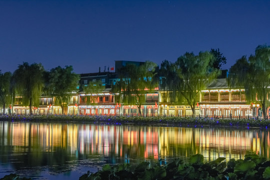 什刹海夜景