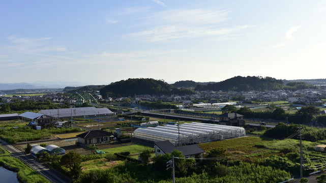 日本大阪的乡村风光