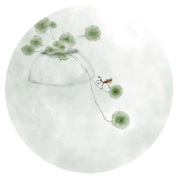 中國(guó)風(fēng)水墨裝飾畫(huà)