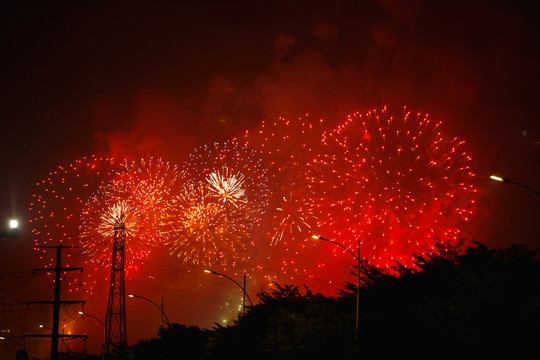 节日烟花