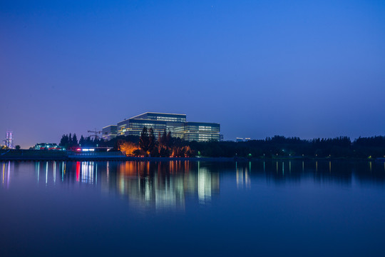 北京亚洲金融大厦夜景