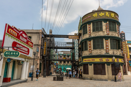 香港老街店铺