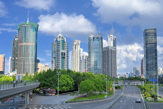 上海陆家嘴街景