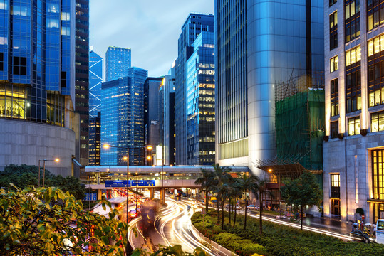 香港城市夜景