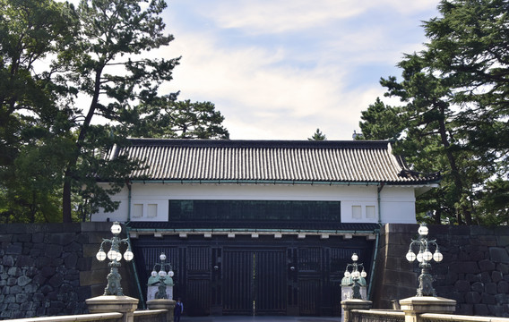 日本皇居的古建筑