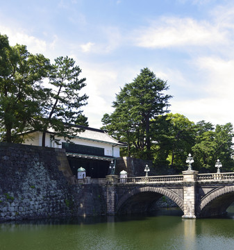 日本皇居的古建筑