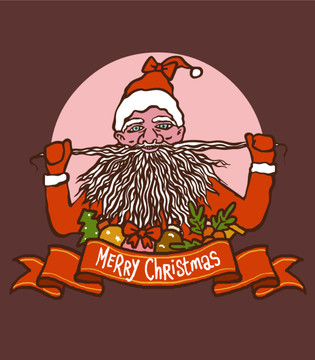 圣诞老人揪胡子