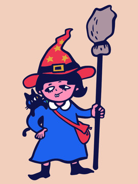 小巫女魔術(shù)帽子
