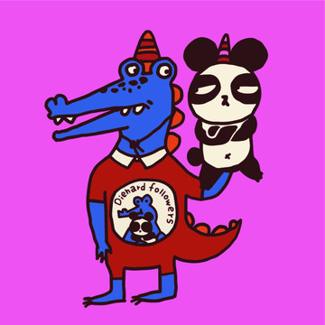 鱷魚之互相看看