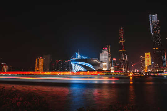 海心沙摩天大楼夜景