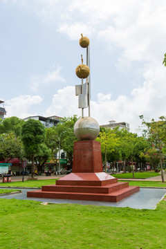 广西崇左扶绥县文化广场雕塑