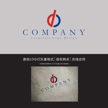 DC字母logo