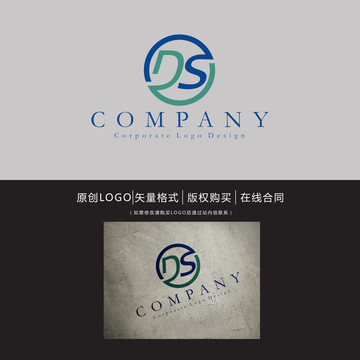 DS字母logo