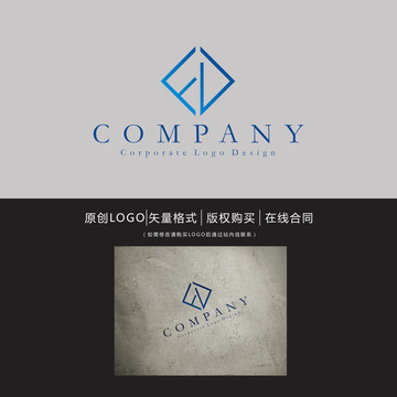 FD字母logo