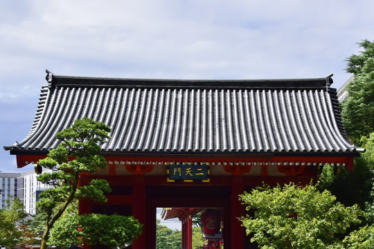 日本浅草寺的二天门