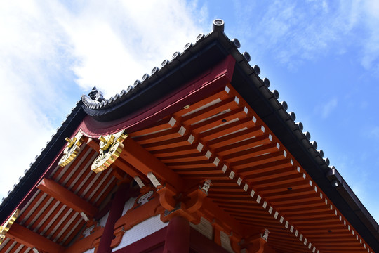 日本浅草寺建筑局部