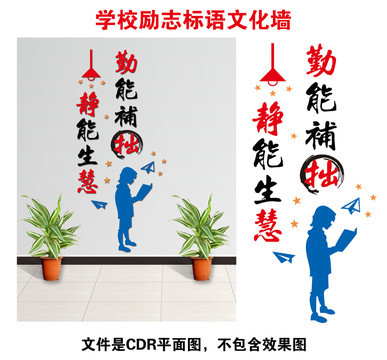 學(xué)校勵志標(biāo)語文化墻