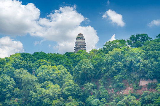 乐山大佛景区风光