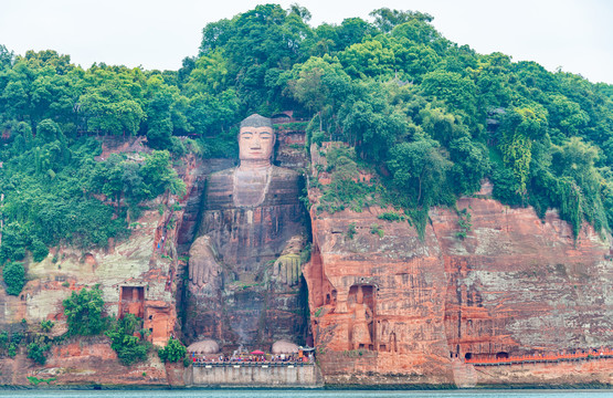 乐山大佛景区风光