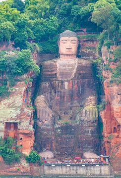 乐山大佛景区风光