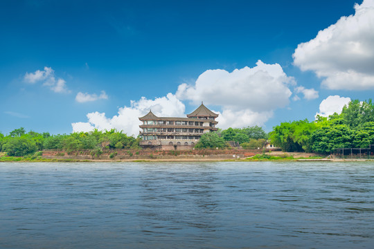 乐山大佛景区风光