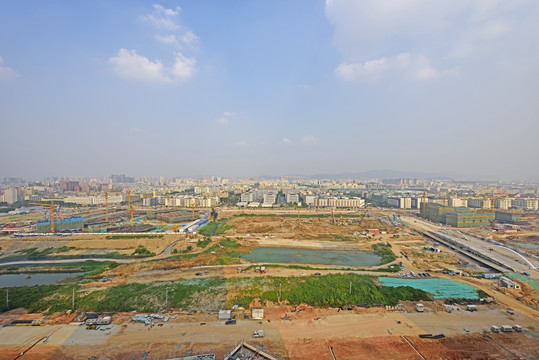 深圳宝安区沙井福永福清航城全景