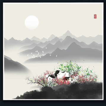 水墨山水