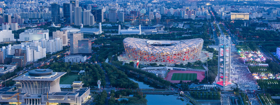 北京奥林匹克公园全景图