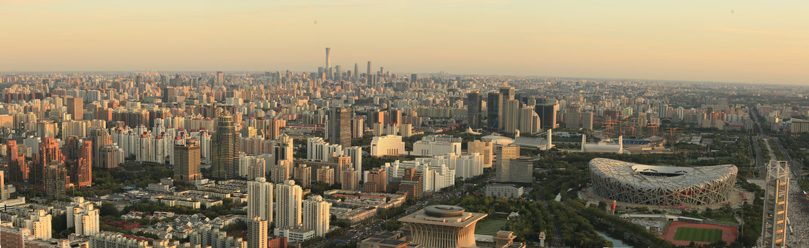 北京城市建筑全景