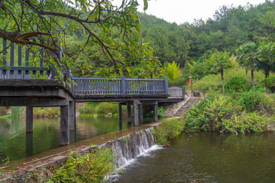 武汉木兰天池风景区初秋风光