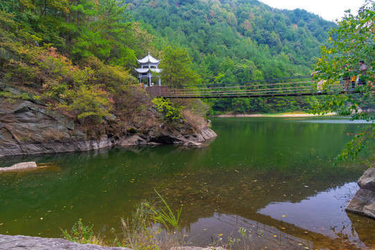 武汉木兰天池风景区初秋风光