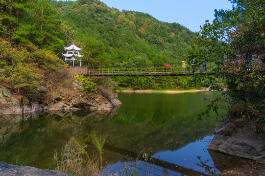 武汉木兰天池风景区初秋风光