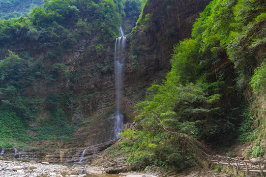 宜昌三峡竹海风景区夏日风光