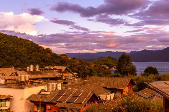 里格半岛日落