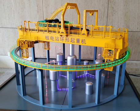 核电站环形起重机模型