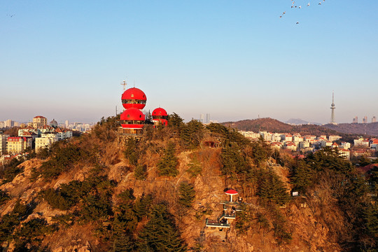 青岛信号山全景