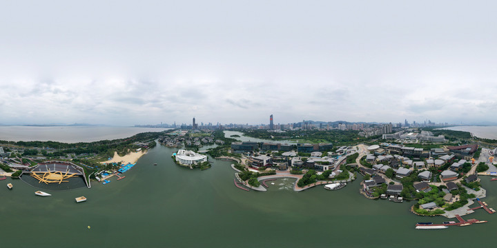 深圳欢乐海岸VR全景航拍