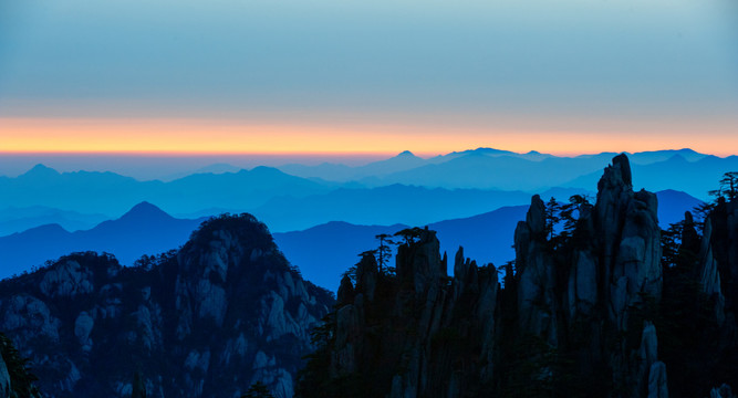 日出黄山