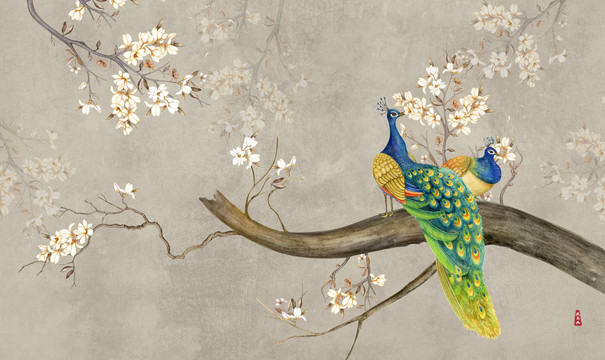 新中式花鳥(niǎo)