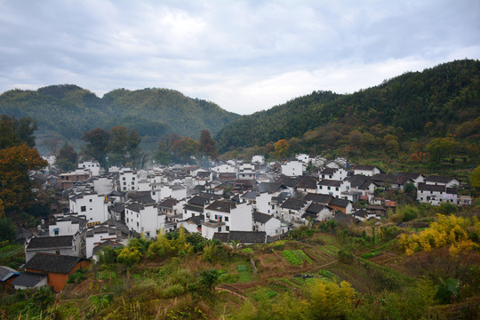 水墨徽派建筑