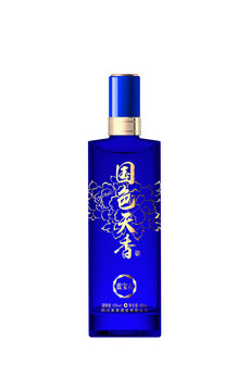 藍(lán)色酒瓶效果圖