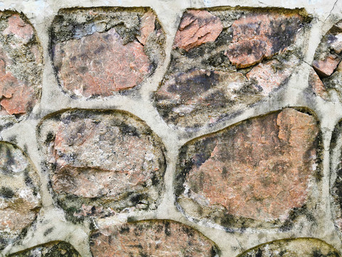 岩石背景墙