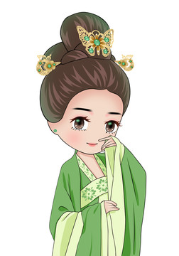 綠衣女子