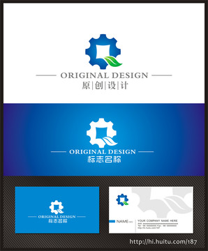 Q字母logo设计