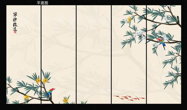 工筆花鳥(niǎo)