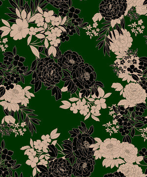 印花設(shè)計(jì)圖花朵