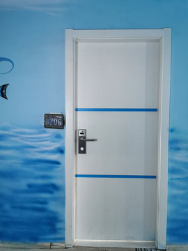 海洋主题酒店套装门